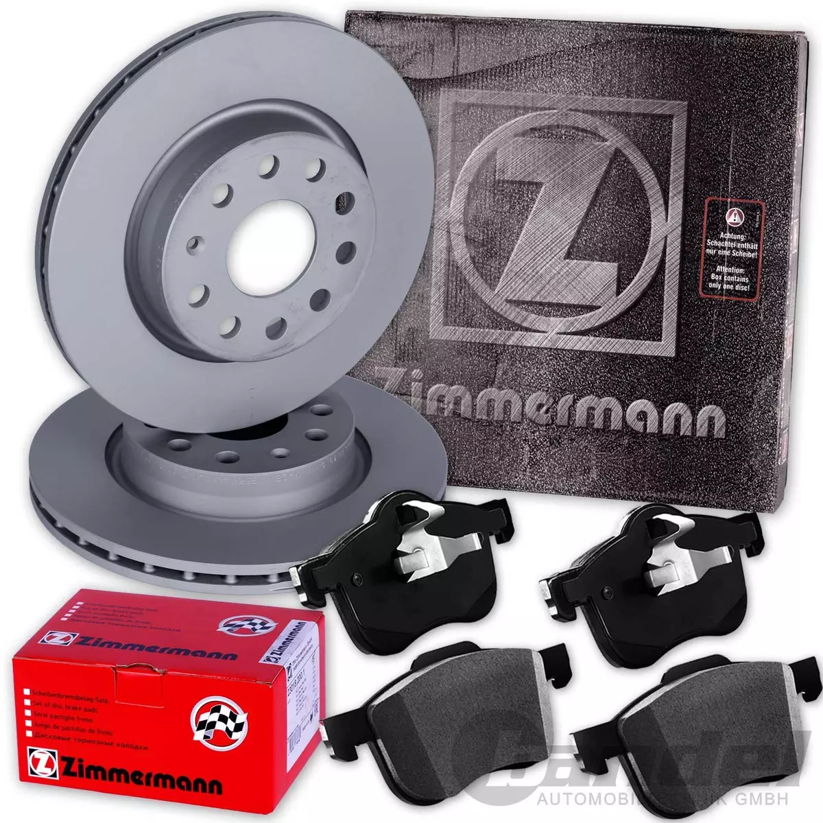 Гальмівні колодки та диски Zimmermann для Ford Transit Connect V408