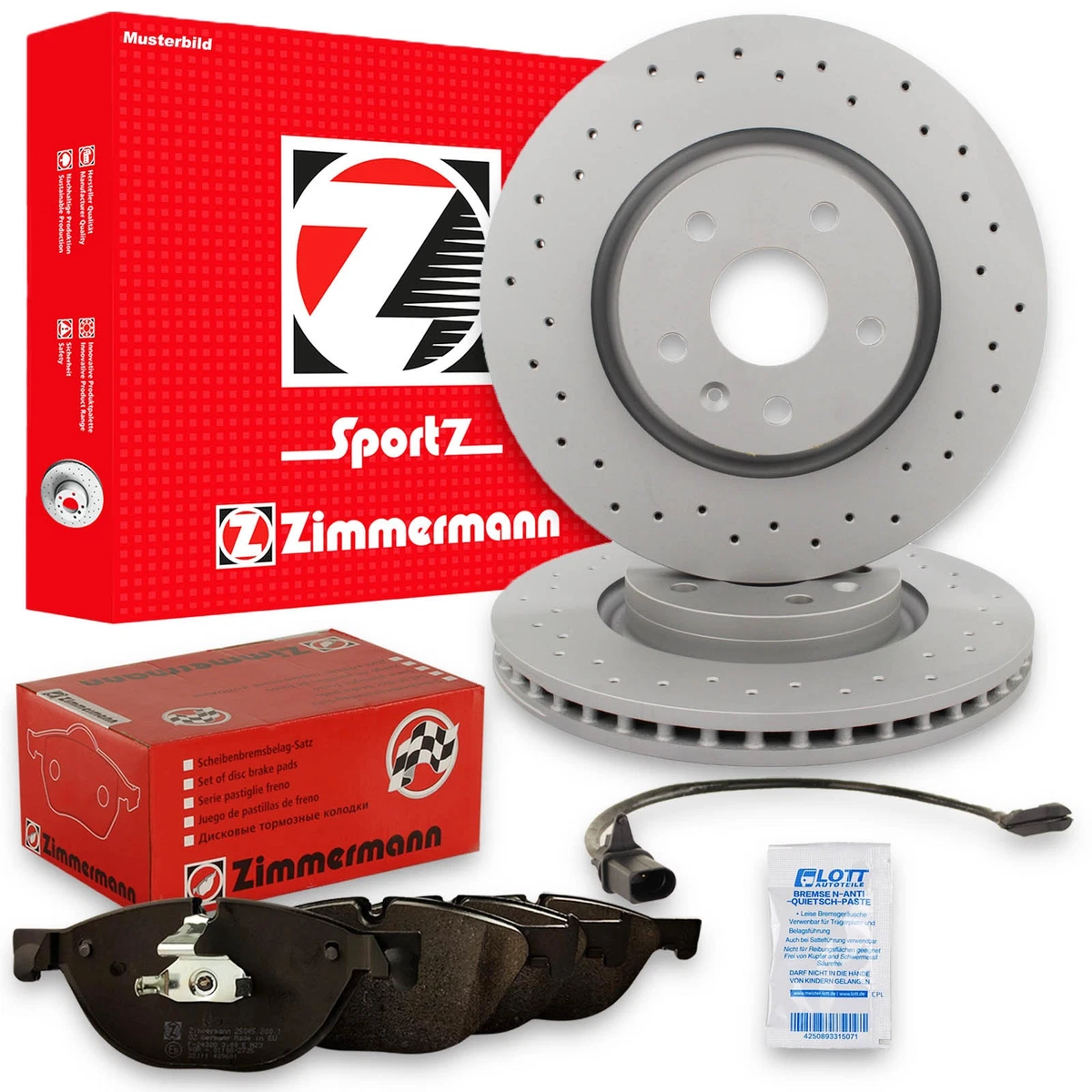 Гальмівні колодки та диски Zimmermann для Opel Insignia B Country Tourer